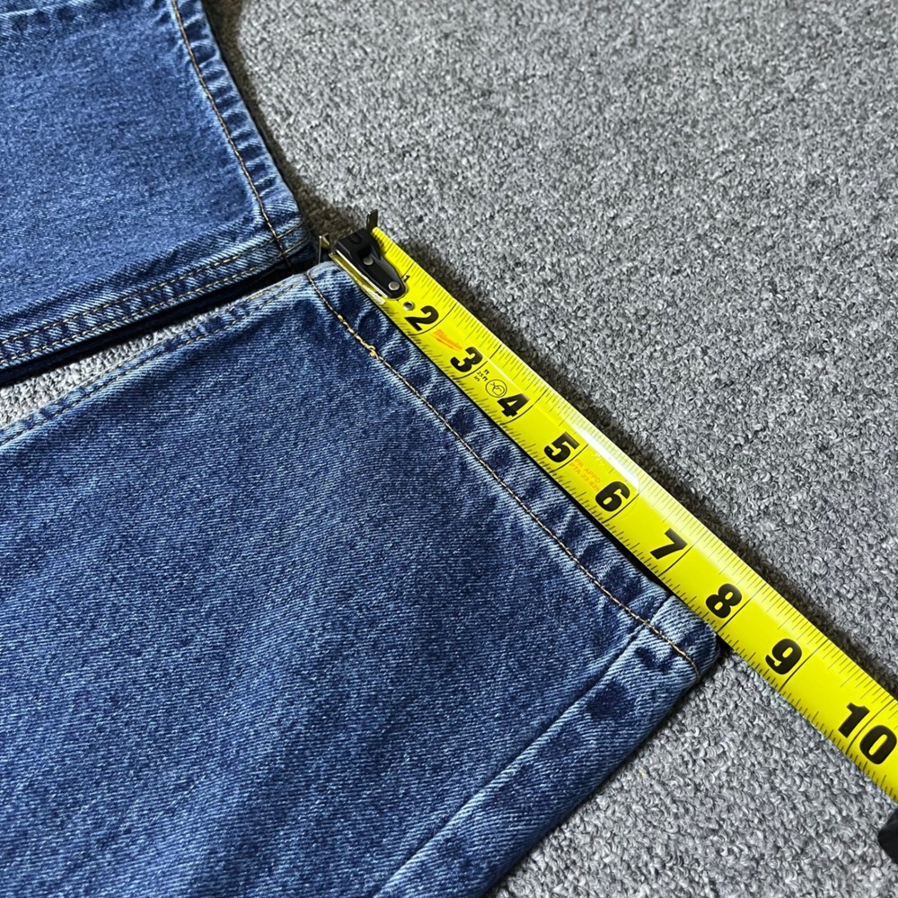Levi's 505 Regular Fit Jeans W40 L32 Blue Denim Straight Leg Workwear - Picture 10 of 12